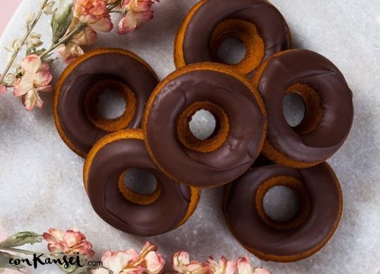 Donuts de calabaza y especias al horno