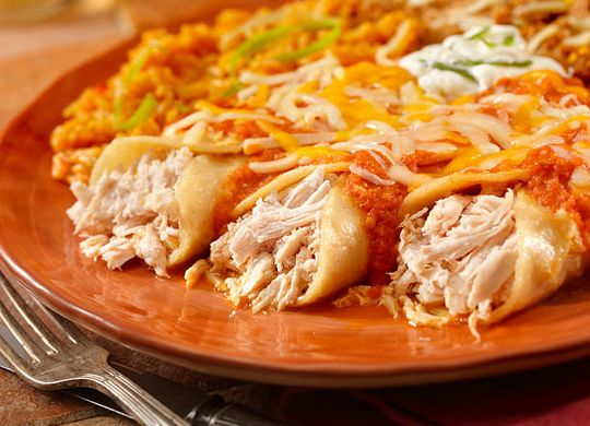 Enchiladas de pollo