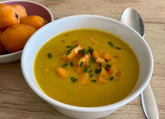 Gazpacho de nísperos