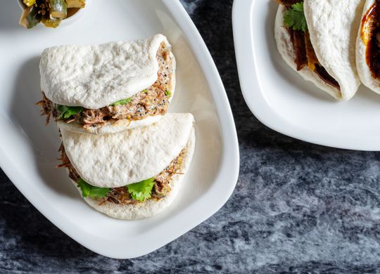 Gua bao de costilla de cerdo