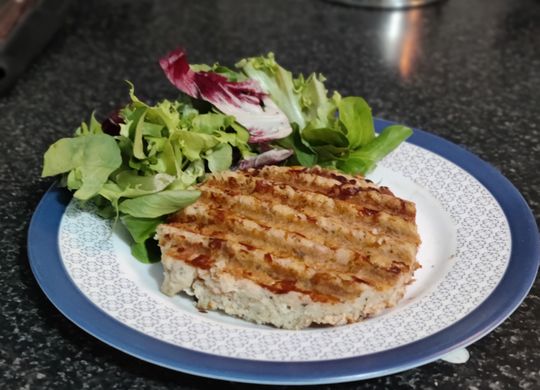 Hamburguesas de merluza y surimi