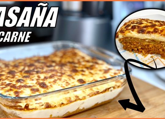 Lasaña de carne en 45 minutos
