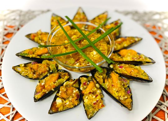 Mejillones a la vinagreta