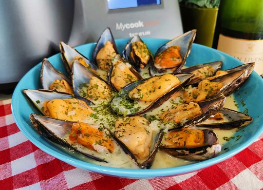 Mejillones al cava