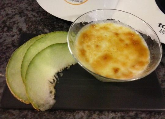 Mousse de melón vegano