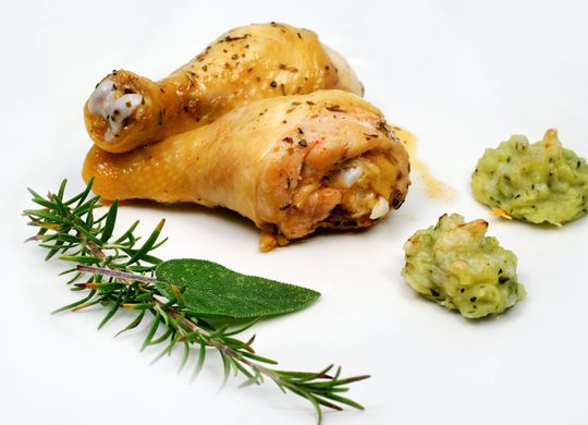Muslitos de pollo a las finas hierbas
