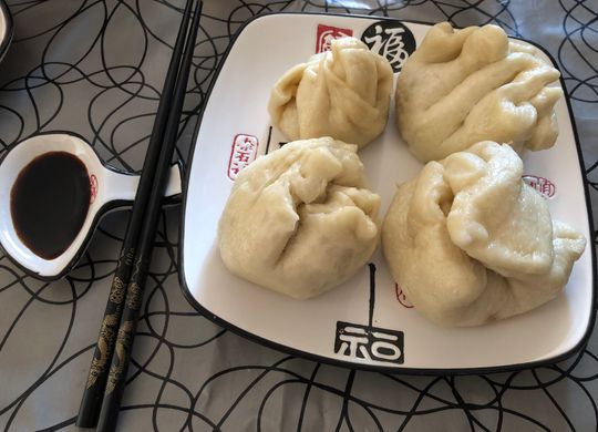 Nikuman japoneses de cerdo