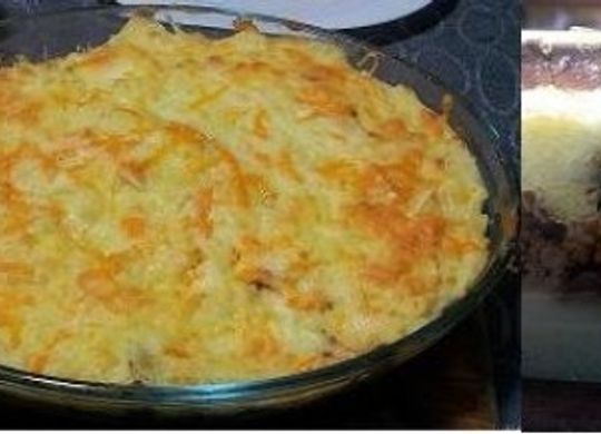 Pastel de carne peruano