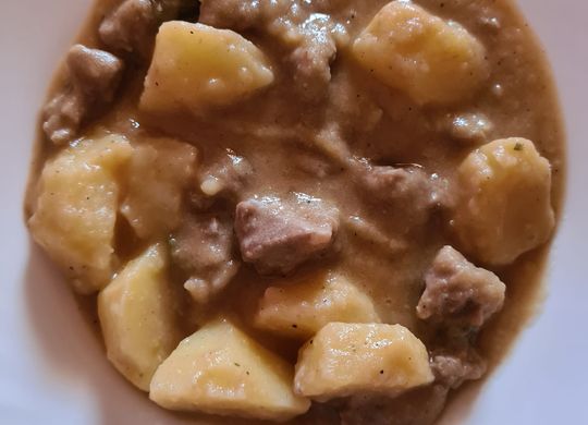 Patatas con carrillera