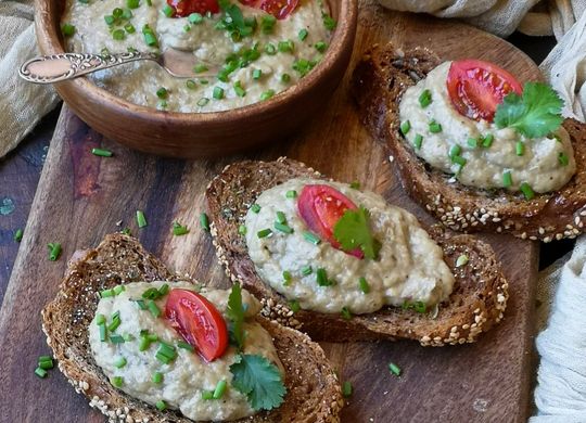 Paté de berenjena y tahine