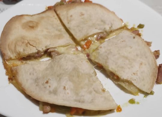 Quesadillas de bacon