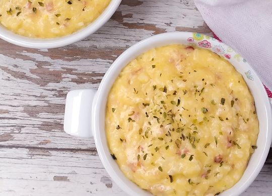 Risotto all'a carbonara