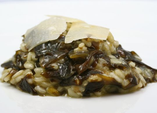 Risotto de alga wakame al cava