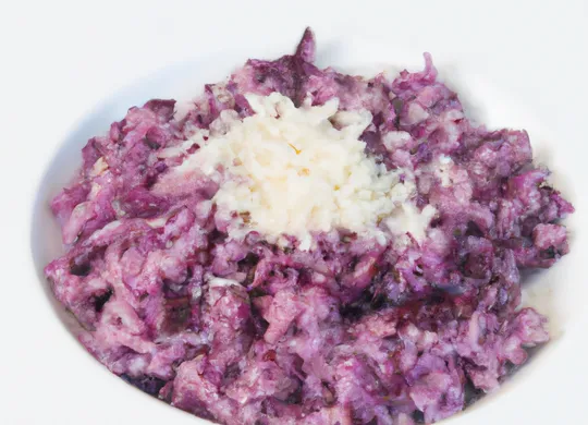 Risotto de col lombarda
