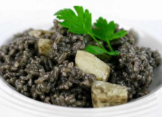Risotto negro con sepia