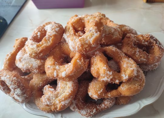 Roscos de huevo a la mandarina