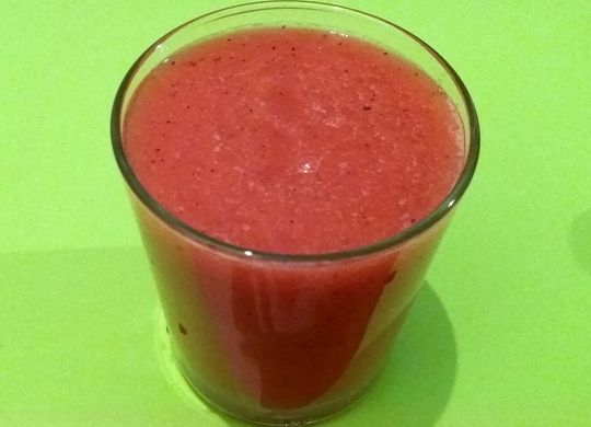 Smoothie de sandía y kiwi
