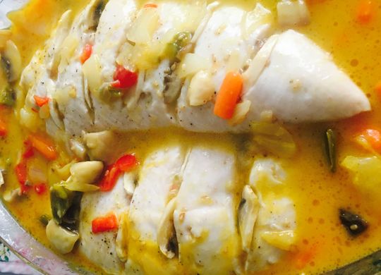 Solomillo de pavo a la naranja