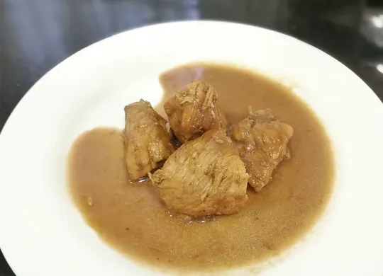 Solomillo de pavo al Pedro Ximénez