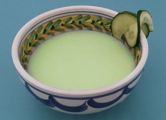 Sopa fría de pepino