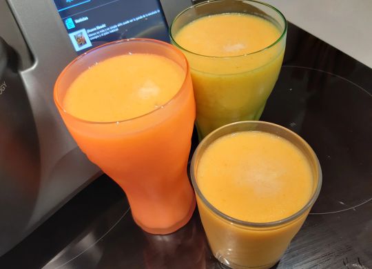 Sorbete de peras y mandarinas JL