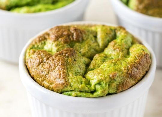 Soufflé de espinacas