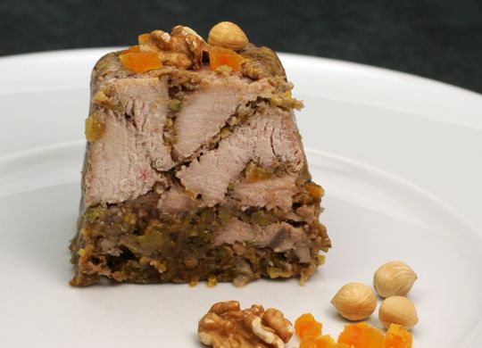 Tarrina de pavo con frutos secos