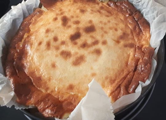 Tarta de queso de la madre de Luz
