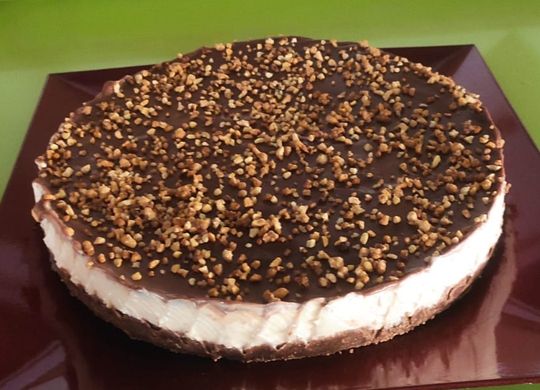 Tarta helada cacahuete