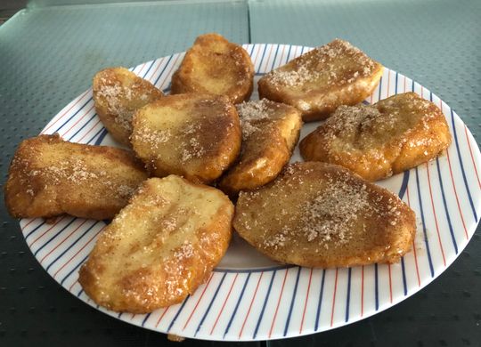 Torrijas al vapor/horno