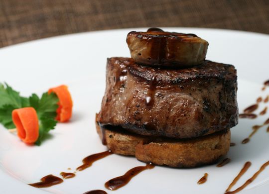 Turnedó Rossini con salsa de Pedro Ximénez