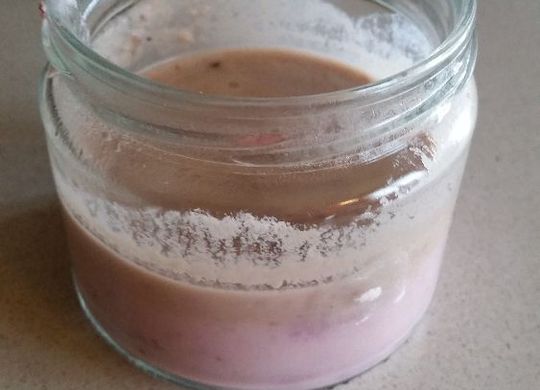 Yogur cremoso de fresa