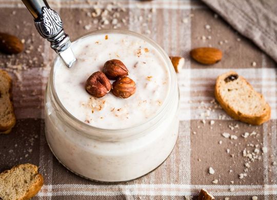 Yogur de avellanas