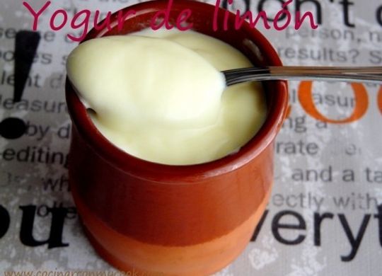 Yogur de limón