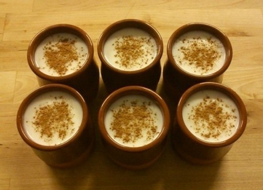 Arroz con leche de coco