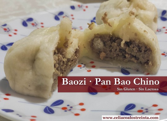 Baozi - Pan bao chino. Sin gluten. #C30