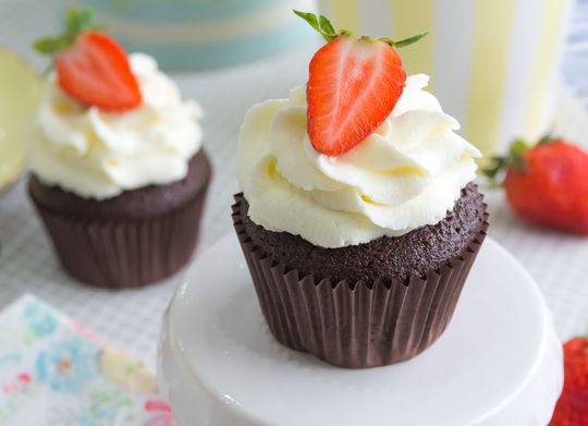 Cupcakes de chocolate con crema de mascarpone | Robot de cocina Mycook