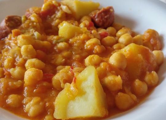 Garbanzos con chorizo - Gurmé