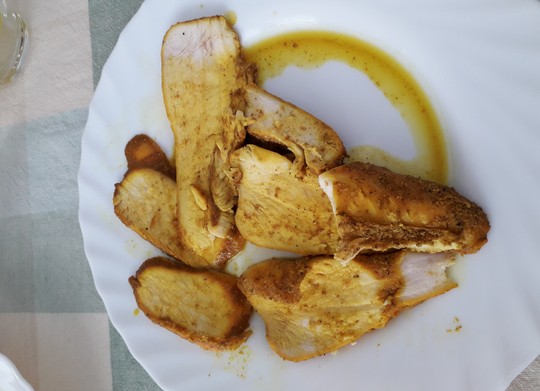 Pechuga de pollo al vapor con curry | Robot de cocina Mycook