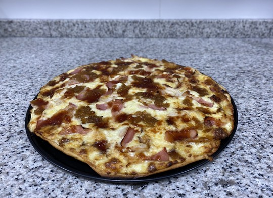 Pizza bourbon (domino's like) | Robot de cocina Mycook