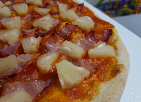 Pizza hawaiana sin queso | Robot de cocina Mycook