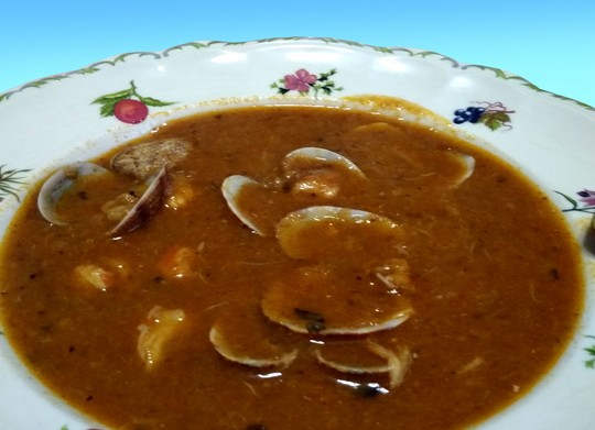Sopa de pescado (Cocina Vasca)