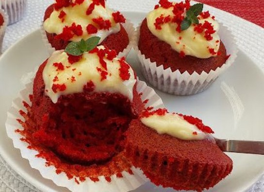 Cupcake red velvet | Robot de cocina Mycook