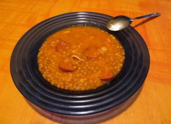 Lentejas Con Chorizo Cocina De La Abuela Youtube