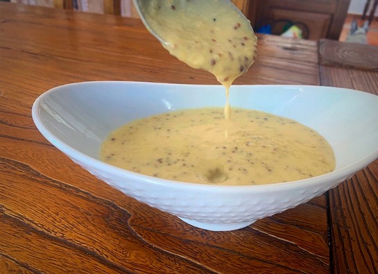 Salsa de tahini con miel